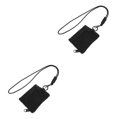 Produktbild: SEWACC 2st Taktische Kleine Outdoor-tasche Kleines Reiseportemonnaie Wasserdichte Halstasche Verschleißfeste Hängetasche Reisepass-halstasche Anti-diebstahl-halsgeldbörse Nylon