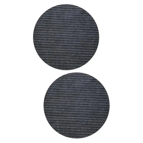 Produktbild: SEWACC 2st Teppich Für Rollstühle Stuhlmatte Für Hartböden Nicht-stuhlmatte Computer-bodenmatte Schreibtisch Teppich Drehstuhl Matte Bodenschutzmatte Büroteppiche Vermischt Dark Grey