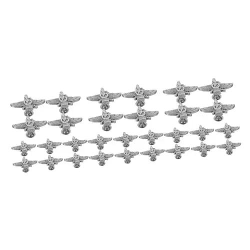 Produktbild: SEWACC 30 Stk dekorative Nägel retro cade retro-cade Jeans-Dekoration Nieten für Armbänder DIY Nieten Nietendekore für Kleidung Punk Tasche Spikes Zubehör Nieten Handwerk Metall