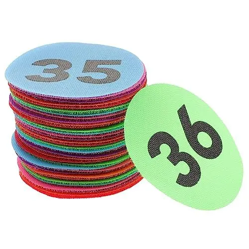 Produktbild: SEWACC Nylon Boden Tag Spiel Teppich Aufkleber Set Schule Boden Marker für Jungen und Mädchen Übung