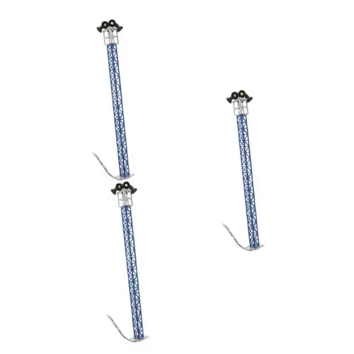 Produktbild: SEWACC 3St modellbahn Lichter Eisenbahn zubehör Sandtisch Dekoration Eisenbahn Modellbau Mini-Simulationslichtmodell Mini-Straßenlaternen Mini-Deko-Requisite Lampenmodell Metall