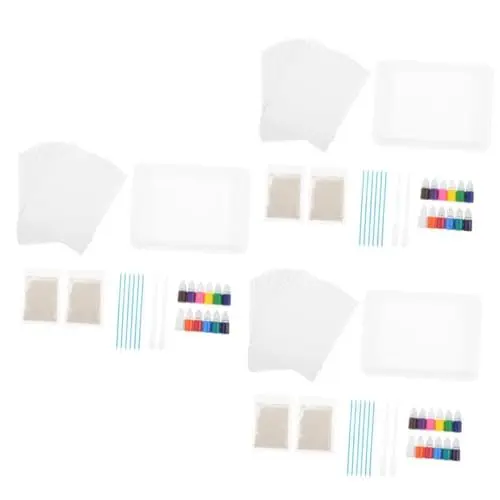 Produktbild: SEWACC 3 Sätze Schwimmendes Wassermalset Aquarellfarben Für Kinder Malen Aquarell Kit Aquarell Festes Pigment Malpigment Zubehör Für Aquarellmalerei Wasserfarben-farbset Plastik