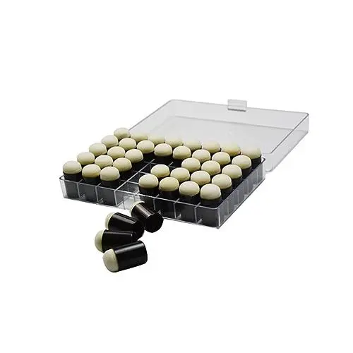 Produktbild: SEWACC 40St Kleister zeichnen Schmierer Schwammpinsel mit Etui basteln Schwamm Dauber Neuheit Schwamm Kleckser Dauber kartenherstellung Tintenpinsel Fingerschwammpinsel Malwerkzeug Black
