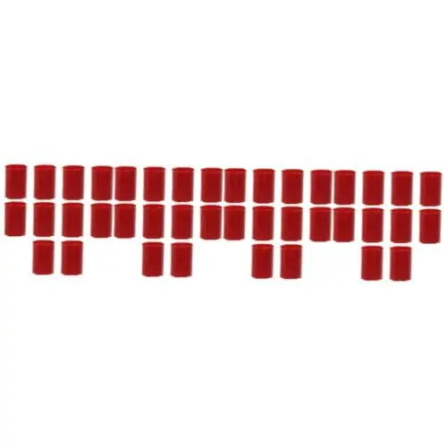 Produktbild: SEWACC 40 Rollen Teppich Stickgarn Deckengarn Für Häkelgarne Baumwoll Überwurfdecke Webset DIY Wollgarn Knüpfhaken Kinderteppichgarn Stickgarn Handarbeitsgarn Rotes Acryl