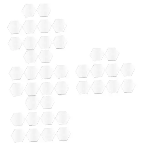 Produktbild: SEWACC 40 STK Acrylplatte Acrylrohlinge für Kinder Karten für Kinder Leere Sitzplatzkarten aus Acryl DIY Sachen für Kinder Supply tischdeko Graffiti-Clear-Karten Graffiti-Acrylkarten