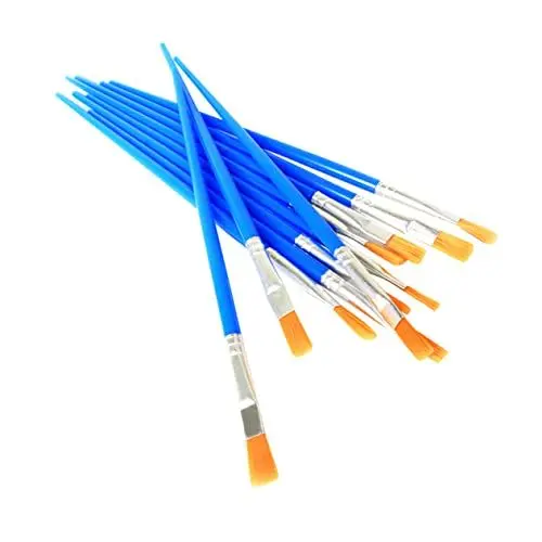 Produktbild: SEWACC 48St Nylon-Malerei nylonbürste lackierpinsel für lacke farbpinsel zeichnen stifte künstlerpinsel Oil Paints Acrylmalerei Malerei-Set Malerei-Kit Ölgemäldepinsel Ölpinsel für Kinder