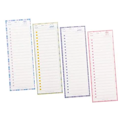 Produktbild: SEWACC 4stücke Pack Planer-schreibhefte Für Taschennotizen Besprechungsaufzeichnungen Zeitplanung Und Organisation Mit Memo-funktion Für Büro Und Schule