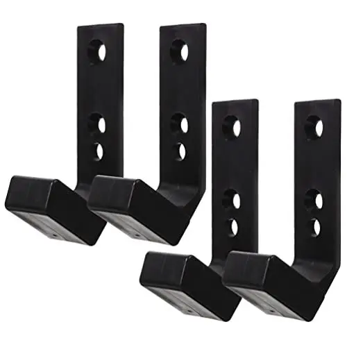 Produktbild: SEWACC 4 Stücke Wand Montiert Hantel Lagerregal Hantel Gewicht Halter Hand Gewicht Aufhänger Fitnessgeräte Rack Für Fitnessstudio