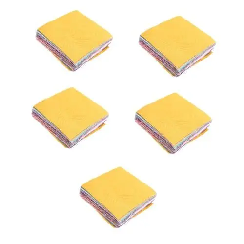 Produktbild: SEWACC 500 STK Einfarbiges Patchwork-Set Fleecestoff Quiltquadrate Stoffquadrate zum Basteln Patchworkdecke kleingeldbörse bastelmaterial Quilt-Bastelset für Kinder Stoff nähen Polyester