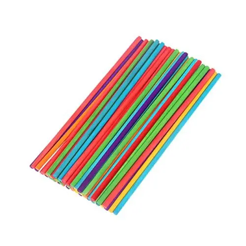 Produktbild: SEWACC 50 Stück Diy Holzstäbchen Stöcke Zum Basteln Runde Holzstäbchen Bastelstöcke Aus Holz Treat Sticks Für Cake Pops Streichhölzer Basteln Holzdübel Spielzeug Kuchenstange Hölzern Kind