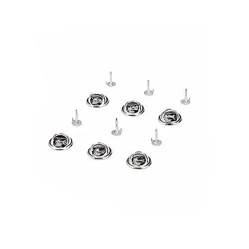 Produktbild: SEWACC 50 Stück Kupplungsstift Zurück Krawattennadeln Leere Stifte Leer Mit Kupplung Zurück Abzeichen Zurück Reversnadel-clutch-rückseite Träger Für Krawattennadeln Ersatz-blindstift