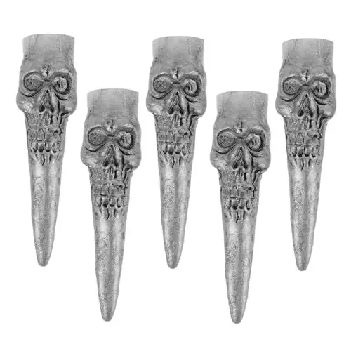 Produktbild: SEWACC Zombie-fingernägel Für Halloween 5-teiliges Set Mit Künstlichen Nägeln Maskerade-requisiten Hexennägel