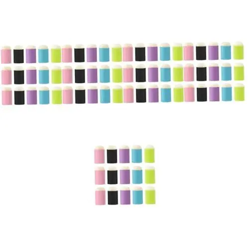 Produktbild: SEWACC 5 Sätze Stempelkissen-wischwerkzeug Schwammbürste Kleine Schwammdichtung Kunstmalschwamm Schwamm Dauber Handwerk Malerschwamm Dichtung Malutensilien Für Kinder PVC 15 Stück * 5