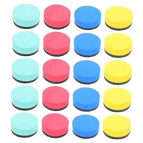 Produktbild: SEWACC 5 Sätze Whiteboard-radierer Magnettafelwischer Staffelei Whiteboard Mini-tafel Whiteboardreiniger Whiteboard Reiniger Brettreiniger Reiniger Der Schulbehörde Filzstoff 20 Stück * 5