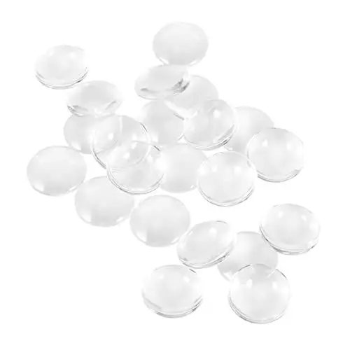 Produktbild: SEWACC 60stücke Glasdom- Klare Runde Kuppeln Für -schmuck Cameo- Foto-crafts Nicht Kalibriert Für Ringe Und Halsketten