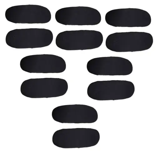 Produktbild: SEWACC 6 Paare Stuhlbezug für Armlehnen Armlehnenauflagen für Stühle Kissen Bürostuhlbezüge Pads Abdeckung bezug für bürostuhl bürostuhlbezug stuhlhussen bürostühle Sesselbezüge Black