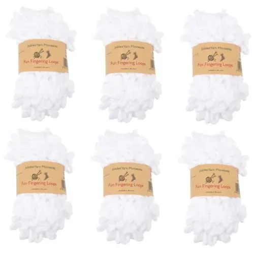 Produktbild: SEWACC 6 Rollen Handstrick Und Häkelgarn Handgefärbtes Garn Häkelgarn DIY Wolle Handgefertigtes Big Loop Garn Baumwollgarn Fadenknäuel Gestrickte Decken Häkelstrickgarne