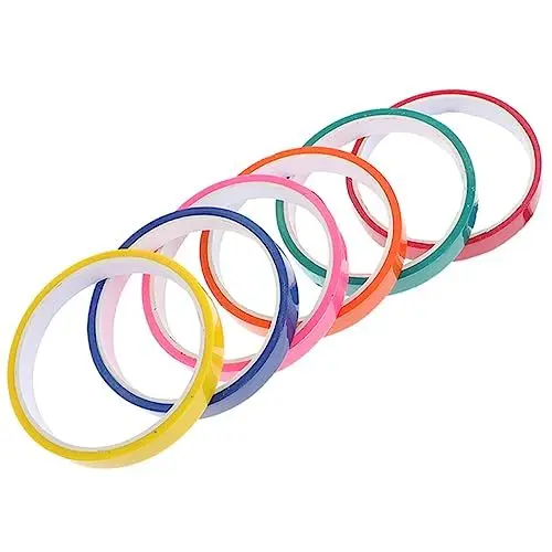 Produktbild: SEWACC 6 Rollen Regenbogen Selbstklebende Dekorative Klebebänder Für Erwachsene Kinderspielzeug