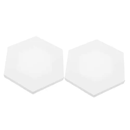 Produktbild: SEWACC 6 STK kreative Maltafel Canvas Frame malerzubehör Ölgemälde Rahmen Künstler-Leinwandplatten Leere gespannte Zeichenblock für Kinder Maltuch Schüler Malbrett Bambus Weiß