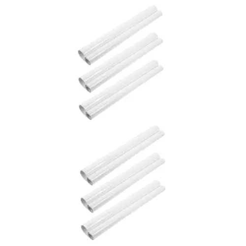 Produktbild: SEWACC 6 Stück Tafel Wandaufkleber Tapete Wandaufkleber Klassenzimmer Whiteboard Löschbares Whiteboard Wiederverwendbares Whiteboard Trocken Abwischbarer Aufkleber Trocken