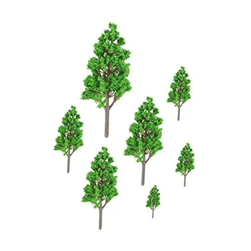 Produktbild: SEWACC Handgefertigte Mini-pappelbäume Landschaftsmodelle 3–14 cm für Den Garten