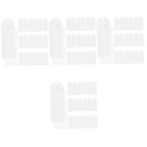 Produktbild: SEWACC 80 Stk Transparentes Leeres Lesezeichen Mittel Rechteckiges Diy-lesezeichen Sublimations-lesezeichen-rohlinge Lesezeichen Für Personalisiertes Lesezeichen Quaste Acryl