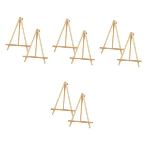 Produktbild: SEWACC 8 Stück Malständer Aus Holz Malstaffelei Flipchart Staffelei Leinwandhalter Künstlerstudio Kleiner Tischständer Bildhalter Ständer Desktop Stativ Desktop Ständer