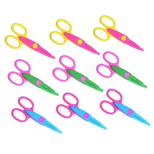 Produktbild: SEWACC Kleinkindsichere Schere Für Jungen Und Mädchen Bezaubernde Scrapbook-schere Speziell Geformte Bastelschere Zufällige Farbe