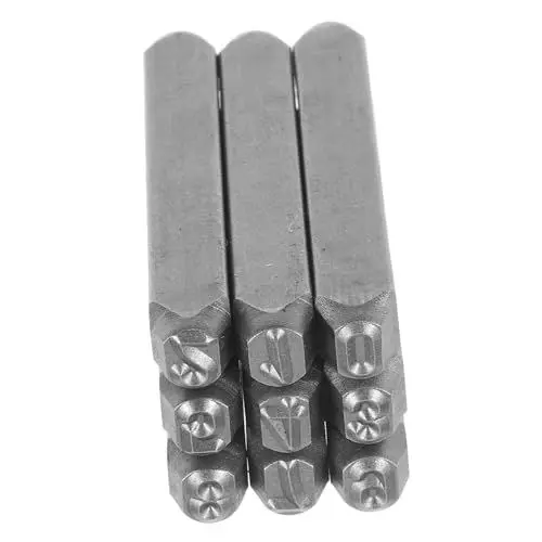 Produktbild: SEWACC Leder Handwerk Stempel Werkzeuge Set Anzahl Stempel Stahl Stanzen Schmuck