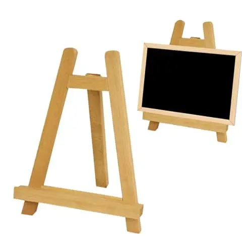 Produktbild: SEWACC Mini-staffelei Mit Dreibein Aus Holz 20 X 28 Cm A-rahmen-design Perfekt Für Kunstausstellungen Fotografie Studenten Und Studios