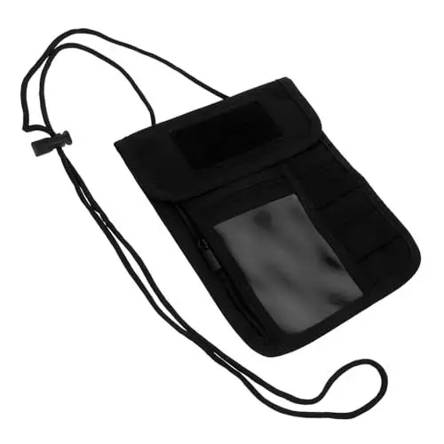 Produktbild: SEWACC Halsgeldbörse – Rfid-Passhülle Brusttasche Reisebrieftasche Kreditkartenetui Dokumenten-Organizer-Tasche Für Männer Und Frauen Um Bargeld-Kreditkarten Aufzubewahren