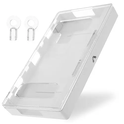 Produktbild: SEWACC Kasten Selbstdisziplin Handy-Schloss Box Telefon sicher tragbarer Safe Handy-Knast handyschutz handysicherung Handy-Box handyhalterung Handyschloss für Kinder Handy Gefängnis Acryl