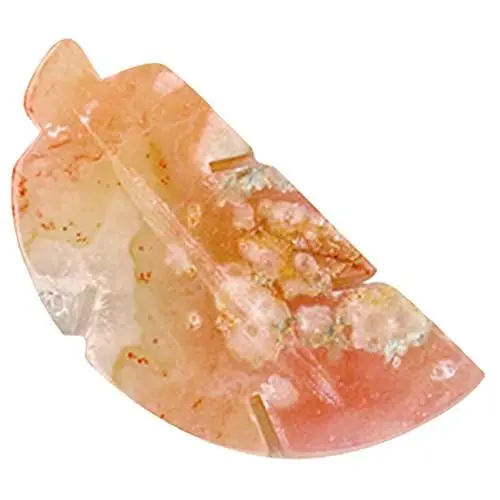 Produktbild: SEWACC Kristallsteinblätter Schmuck dekorative Anhänger Steinarmbänder Halskette DIY Anhänger Smaragd-Armband Achatdekor wohnaccessoires bastelzeug armband DIY zubehör Armband Jade Charms