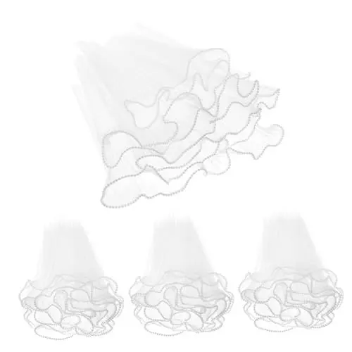 Produktbild: SEWACC Perlengarn Blumenpapier Maschenpapier Blumenstrauß wickeln Netzwickel Blumenverschönerung Hochzeitsblumen Blumenwickelnetz Verpackungsmaterialien für Blumensträuße Weiß