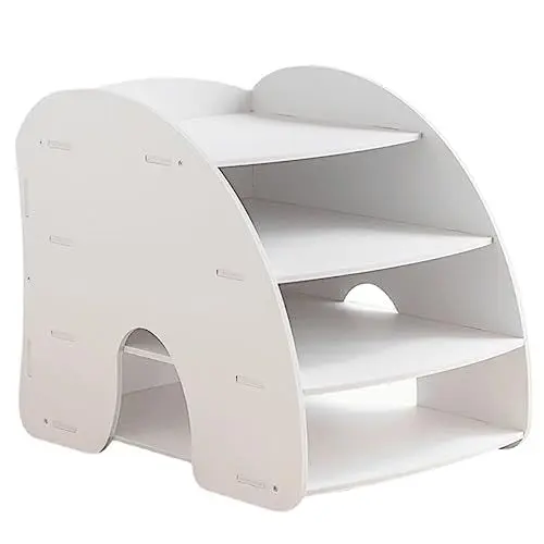 Produktbild: SEWACC Desktop-datei-Organizer Organizer Aktenhalter Büro-Organisation Zeitschriften-Organizer Home Desk Zeitschriftenständer