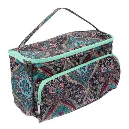 Produktbild: SEWACC Aufbewahrungsbeutel Häkel Und Stricktasche Mit Reißverschluss Organizer Für Und Häkelhaken Praktische Tragetasche Für Strickzubehör Ideal Für Unterwegs Stilvolles Design Mit Beutel Cord