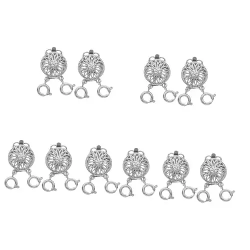 Produktbild: SEWOART 10 Stk Halskettentrenner Trennzeichen für Schmuckschichten Schmuck mehrschichtiger Verschluss schmuckherstellung schmuck machen silve Kettenverschlüsse für Lagenlook Schmuckzubehör