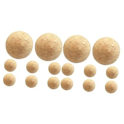 Produktbild: SEWOART 16 Stk Fußball Aus Holz Kickerbälle Ersetzen Zubehör Für Tischkicker Sport-fußbälle Minibälle Mini-fußball Bälle Für Tischfußballspiele Offizieller Tabletop-spielball Futbolito