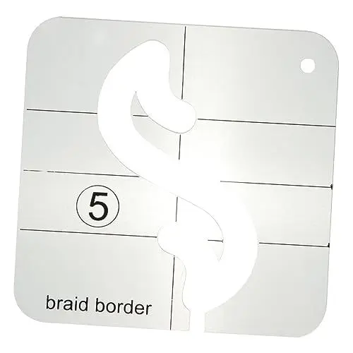 Produktbild: SEWOART 1Stk Lineal zum Nähen von Flicken Stoffmaßlineal Nählineal aus Acryl Nähmuster Steppnähmaschinen Malvorlage nähen sewing ruler quiltlineal Kleiderlineal Nählineal aus Stoff