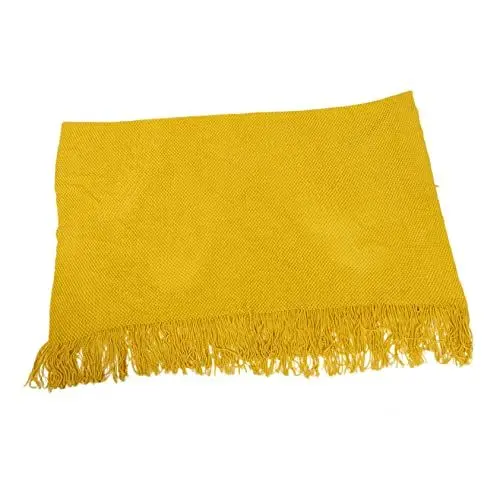 Produktbild: SEWOART Decke Mit Gestrickten Quasten Acrylfaser Atmungsaktiv Lichtecht Praktisch Und Bequem 2-seitig Für Büro Und Reisen