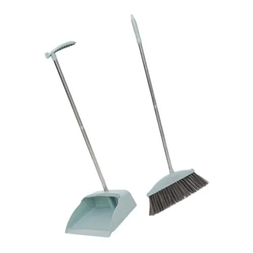 Produktbild: SEWOART Kehrset 1 Satz Kehrschaufeln Mit Langem Griff Lobby-kehrschaufel Kehrschaufel Mit Griff Kehrschaufel Mit Langem Griff Besen Und Kehrschaufel Praktisches Kehrschaufel-Set Plastik