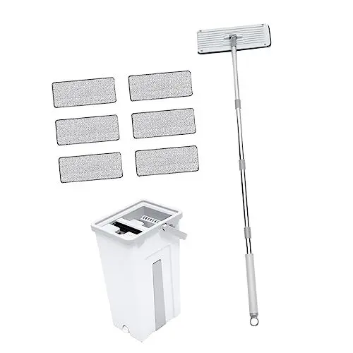 Produktbild: SEWOART 1 Satz Mopp fregonas de limpieza para pisos Reinigungszubehör Bodenreinigungspads Wischtuch fussbodenschutz mop Bucket Putzeimer Wischeimer-Kit Reinigungsmop-Kit superfeine Faser