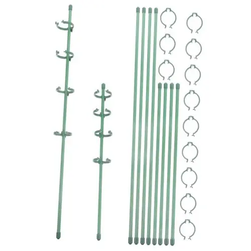 Produktbild: SEWOART 1 Satz stützstange pflanzenpflege gartenbedarf Pflanzenstielstütze Orchideenpfähle Pflanzenpfähle Anlage Einzelstiel-Pflanzenstütze Pflanzenstützpfähle Glasfaserstab Green