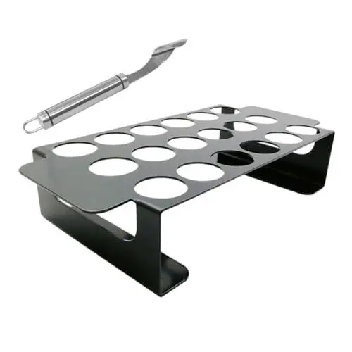Produktbild: SEWOART 1 Set Chili Grill Grillzubehör Edelstahl Trommelstock Bräter Hähnchenbein Grillgestell Bratengestell Grillständer Jalapeno Grillgestell Grillgestell Edelstahl