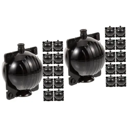 Produktbild: SEWOART 20 Stk schneidebox gartenwerkzeuge Werkzeuge zum Pfropfen von Wurzelballen Luftschicht-Ausbreitungsbälle Baum Luftschicht-Pfropfkugel Pfropfkugel zur Wurzelvermehrung Plastik Black