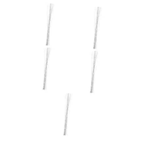 Produktbild: SEWOART 5 Sets Blumendraht 24 Gauge Weiß Für Blumenstiele Für Bastelarbeiten Blumenarrangements 50 Stück * 5