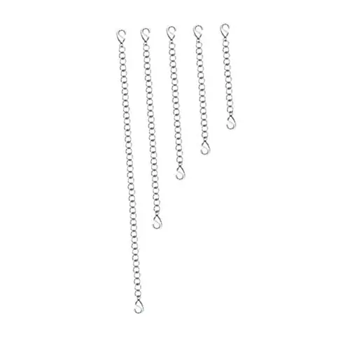 Produktbild: SEWOART 25 Stück Verlängerungskette Verlängerungskette Für Schmuckherstellung Armband Verlängerung Halsketten Verlängerung Für Schmuck Halsketten Verlängerungskette