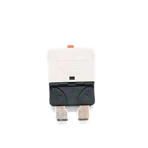 Produktbild: SEWOART 25-ampere-minisicherung Mini-unterbrecher-sicherung Rücksetzbare Kfz-sicherung Rücksetzbare Sicherung Rücksetzbare 25-a-sicherung Auto Sicherung Autosicherungen Weiß