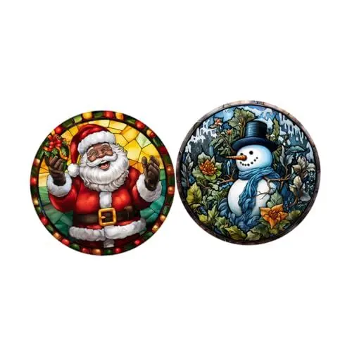 Produktbild: SEWOART 2St Aufkleber zur Vogelkollisionswarnung Weihnachtsfensteraufkleber Weihnachtsparty-Ornamente weihnachtsfensterbilder weihnachtsfensterdeko Weihnachtsdekorationen Urlaubsfenster