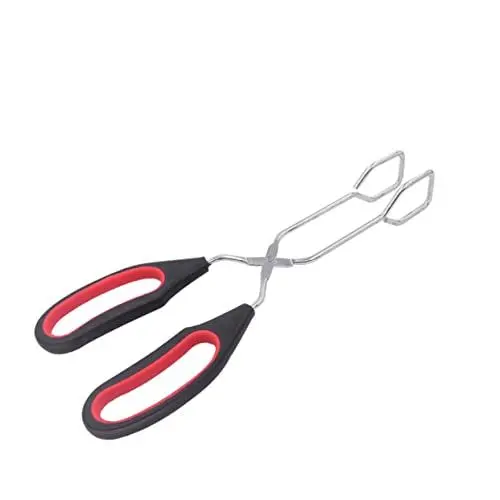 Produktbild: SEWOART 2St Grillzange für die Küche Spatelzange zum Grillen BBQ-Grillwerkzeug Grillclip Grillzange aus Metall Lebensmittelclip Multifunktion Essenszange Brotklammer